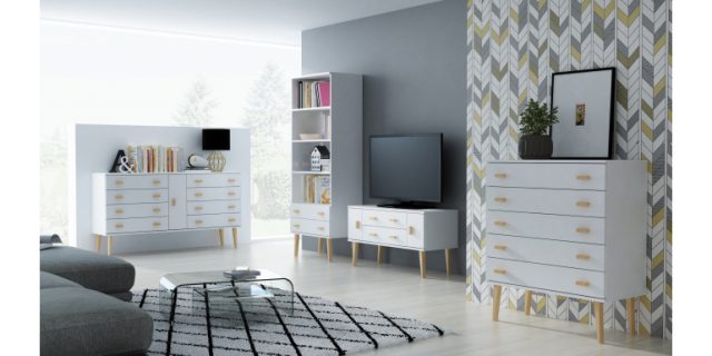 Sypialnia w stylu skandynawskim
